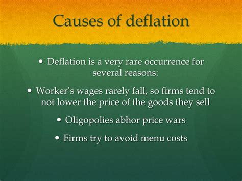deflation: [noun] an act or instance of deflating : the state of being deflated.